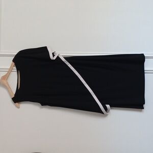 Ralph lauren black and white dress